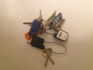 The keys to the Beaufoy Institute, our new Buddhist centre