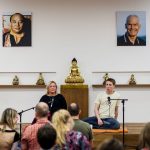 Veronika from Brno gives a Buddhist lecture on "The sangha"