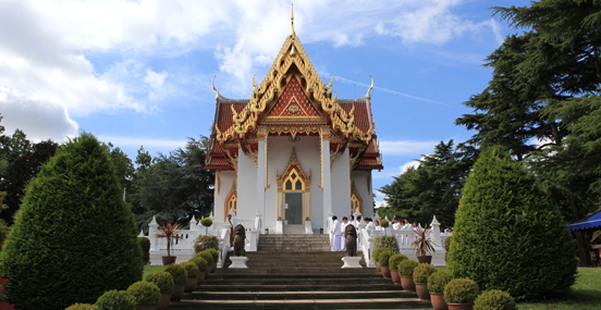 The Buddhapadipa Temple in Wimbledon, south London