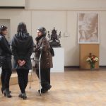 Visitors in the meditation room in what will be the new Buddhist centre